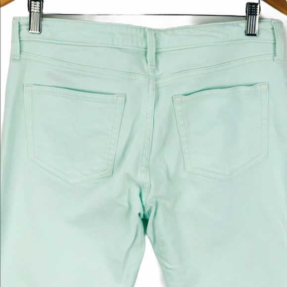 Gap Girlfriend Coupe Pants Mint Green Size 8 - Picture 4 of 6